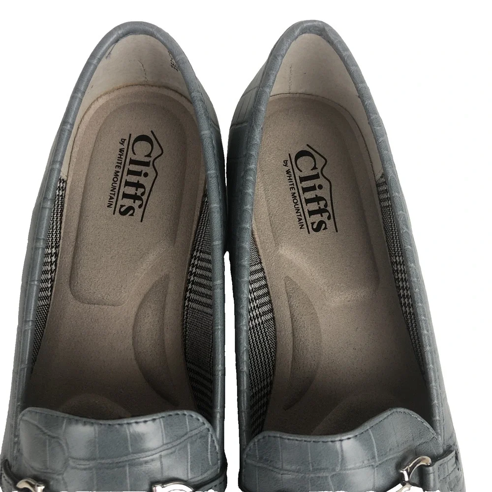 Cliffs White Mountain Women’s Shoes 7.5 Flats Glowing Loafers Gray‎ Cushioned